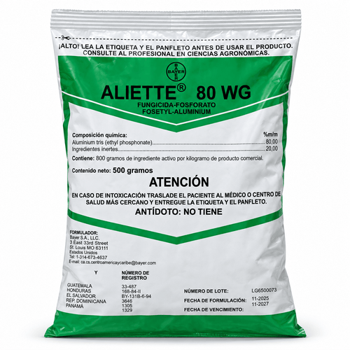 Aliette 80 WG de Bayer, fungicida sistémico para pudrición de raíz