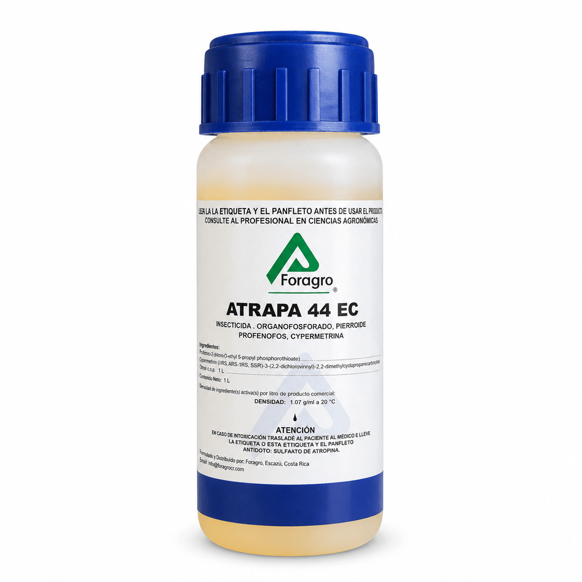 Atrapa 44 EC, insecticida de choque para trips, gusanos y plagas chupadoras