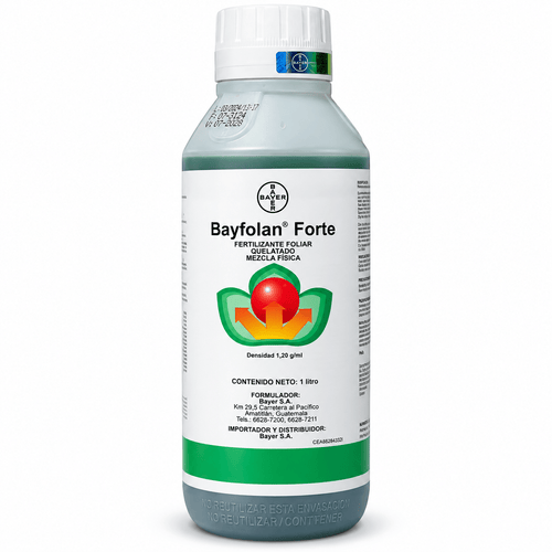 Bayfolan Forte de Bayer, fertilizante foliar con vitamina B1