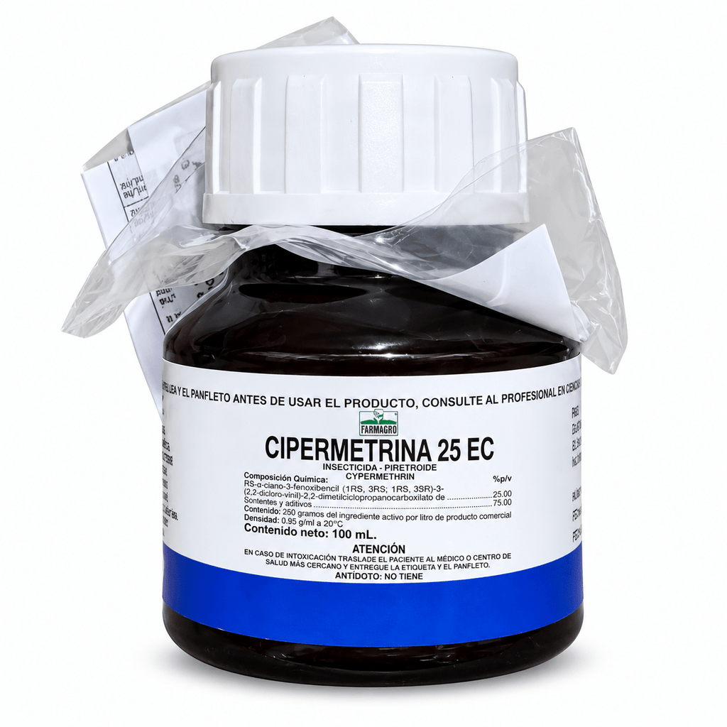 Cipermetrina 25 EC – Insecticida Concentrado para Insectos Rastreros y Voladores - Doctor Plantas GT
