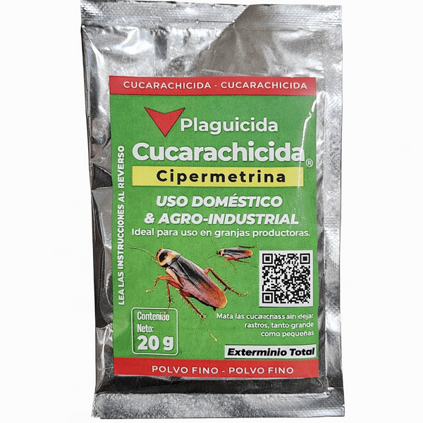 Cucarachicida en polvo con cipermetrina para cucarachas