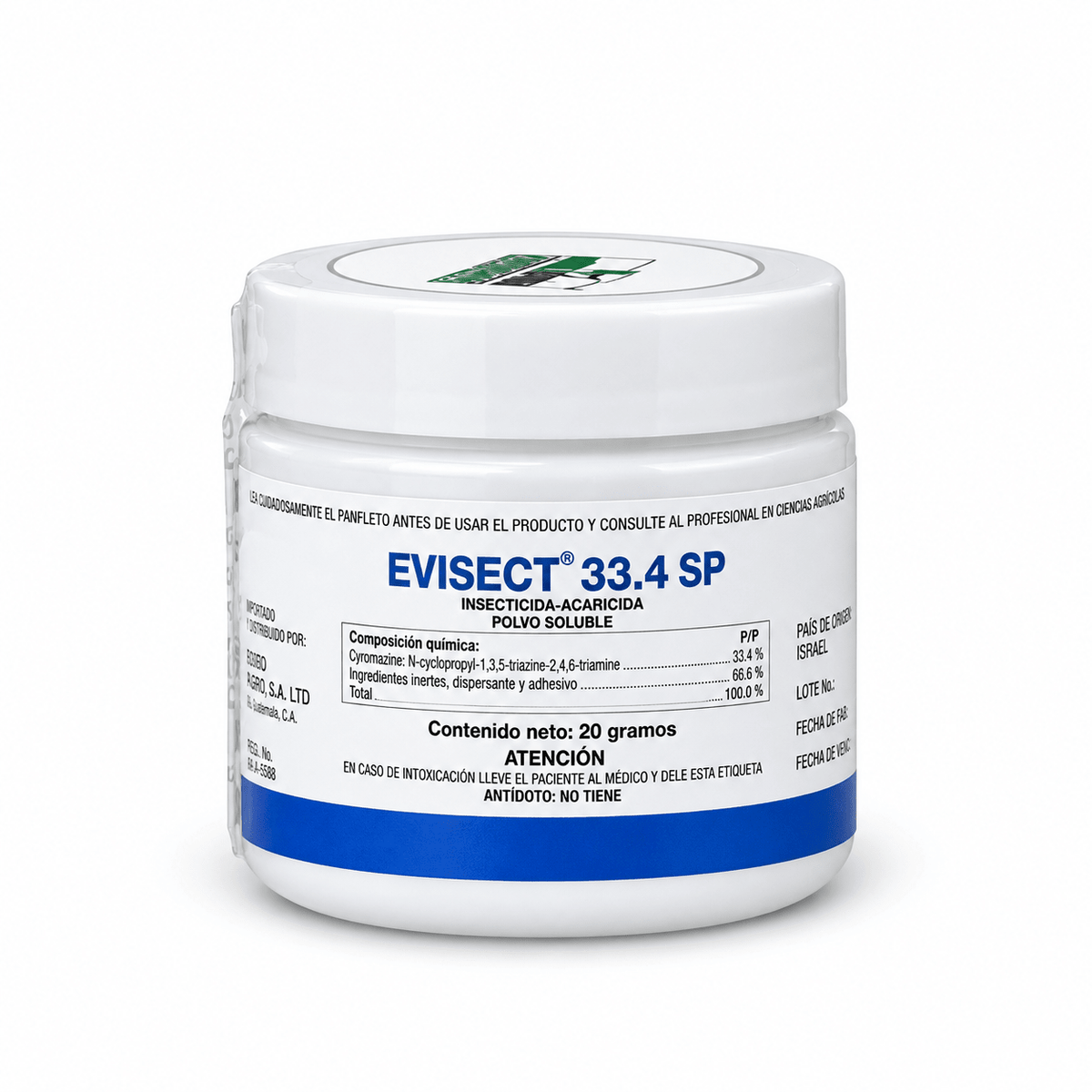 Evisect 33.4 SP, insecticida para mosca blanca, trips y minador