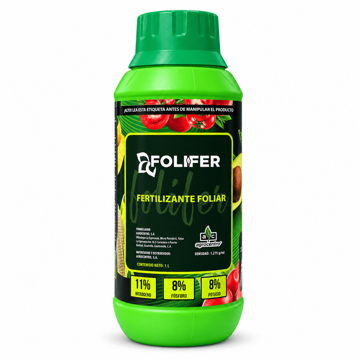 Folifer 11-8-8, fertilizante foliar líquido con 11 nutrientes