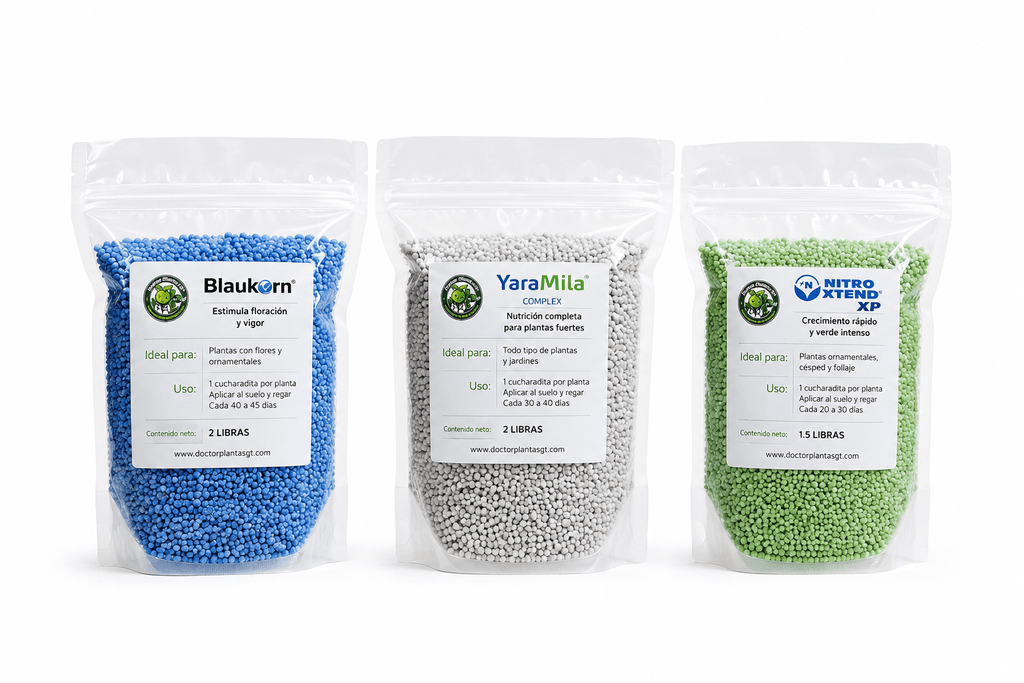 Mini Combo Jardín Saludable | 5.5 lb de Fertilizantes Premium - Doctor Plantas GT