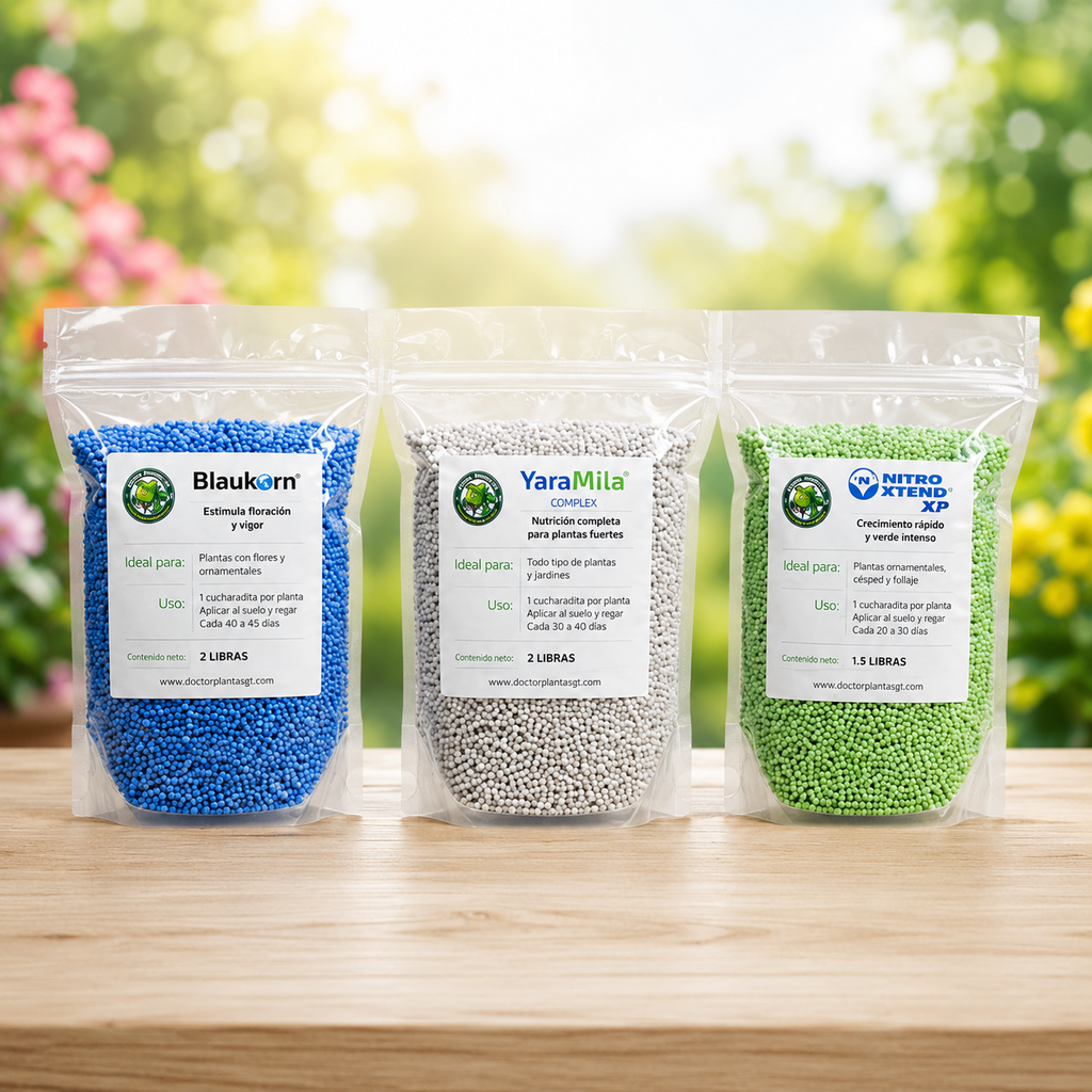 Mini Combo Jardín Saludable 6 lb con Blaukorn, NitroXtend y YaraMila Complex