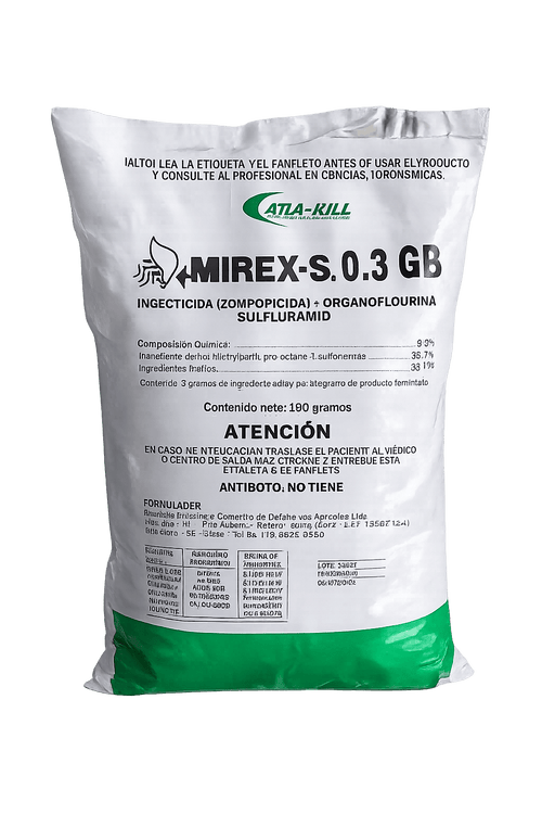 Mirex - S 0.3 GB – Cebo Profesional para Zompopos y Hormigas Cortadoras - Doctor Plantas GT