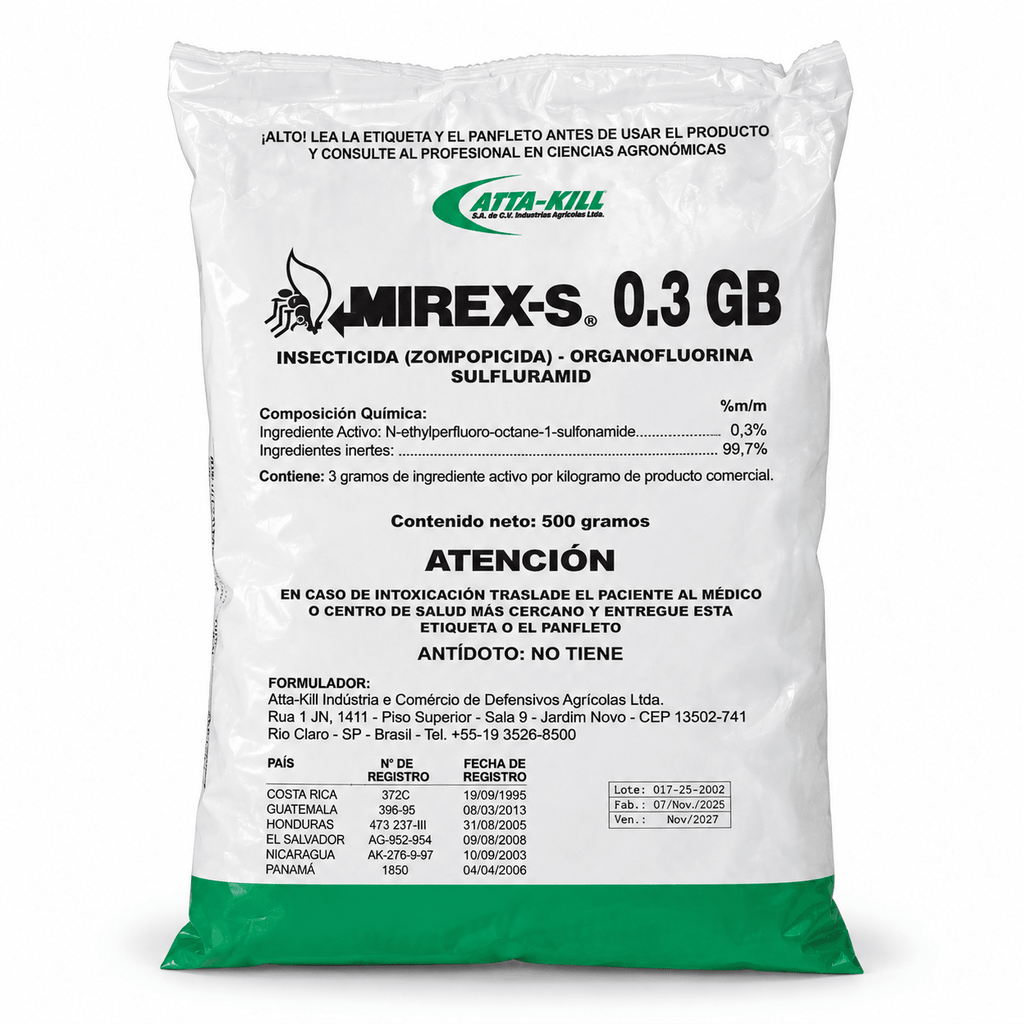 Mirex-S 0.3 GB de Duwest, cebo para zompopos y hormigas cortadoras