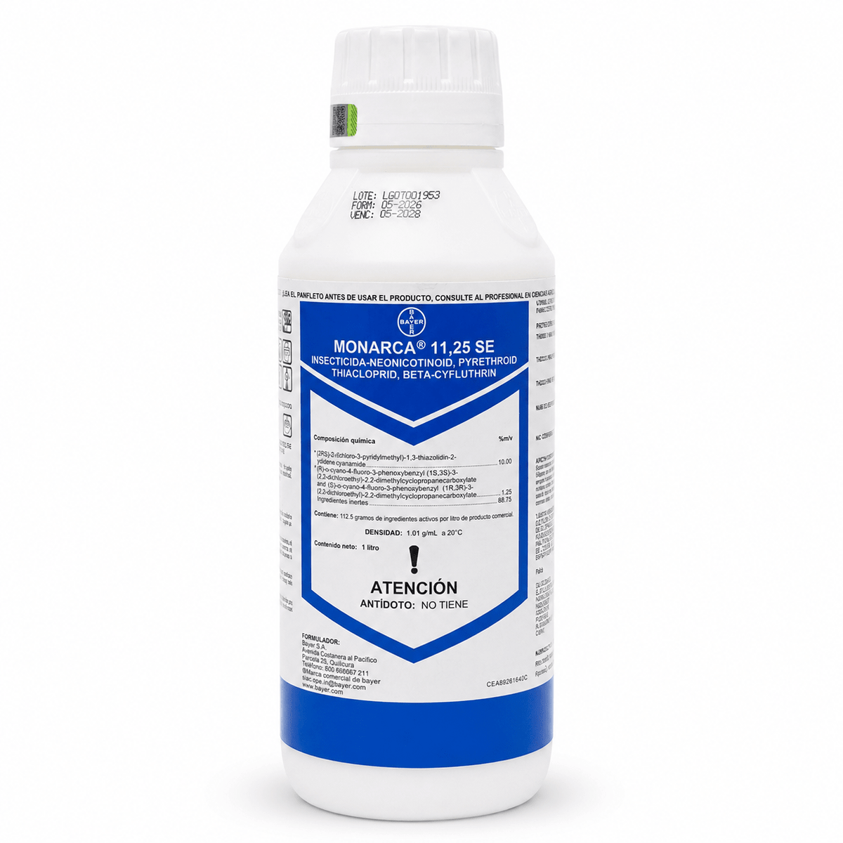 Monarca® 11,25 SE – Insecticida Concentrado de Doble Acción - Doctor Plantas GT
