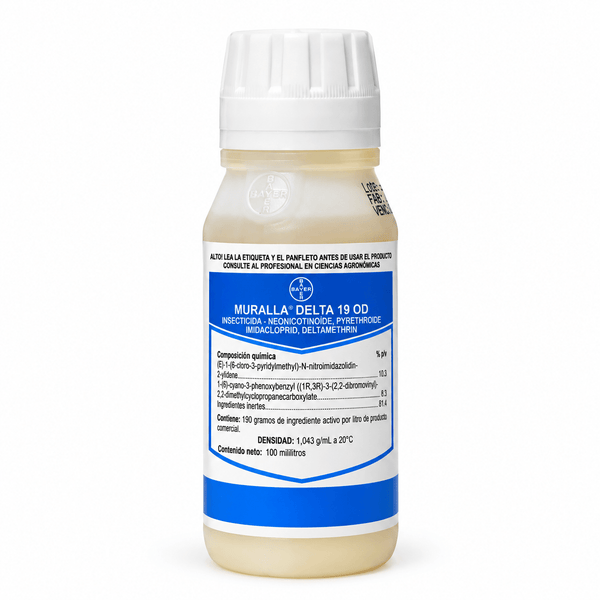 Muralla Delta 19 OD de Bayer, insecticida sistémico para pulgón, trips y mosca blanca