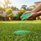 Ejemplo de uso de NitroXtend urea verde: follaje más verde en plantas y grama
