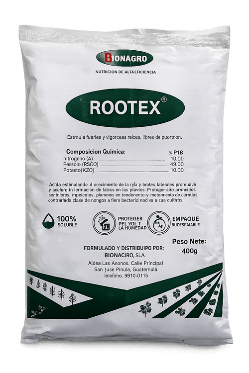 Rootex 10 - 45 - 10 – Enraizador Profesional Soluble - Doctor Plantas GT