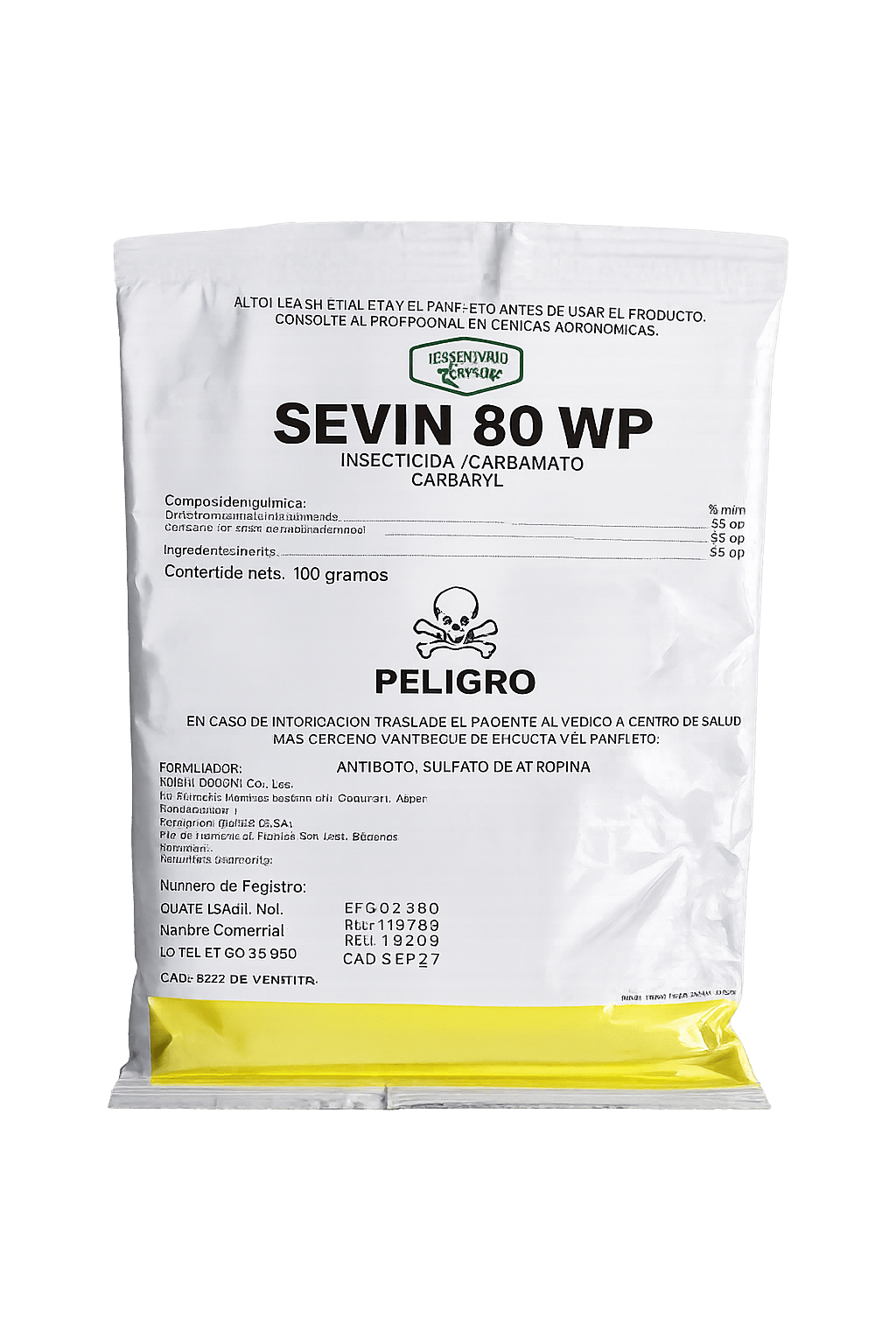 Sevin 80 WP – Insecticida Profesional de Amplio Espectro - Doctor Plantas GT