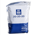 Fertilizante 20-20-20 Yara soluble, bolsa de 400 g